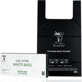 EcoLeo XL cat litter waste bags thick and tear-resistant for heavy clumps.