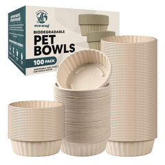 EcoWag 100-pack 28oz refills for daily, mess-free mealtimes.