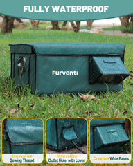 eekkii heated cat house warming pad keeps pets warm on cold nights