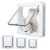 EGETOTA goTeamghjkl cat door flap with 4-way locking for flexible access control
