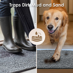 EHEYCIGA chenille-soft-pile offers plush feel for cozy pet comfort.