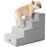EHEYCIGA dog stairs 18in bed-edge help small pets climb up with ease.