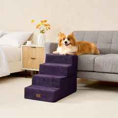 EHEYCIGA dog stairs washable-cover keeps furniture clean and helps quick cleaning sessions.