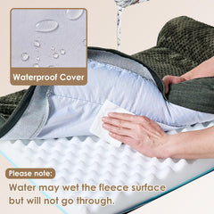 EHEYCIGA egg crate foam detail highlights decompression and comfort for extended naps