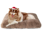 EHEYCIGA Fluffy XXL crate pad exterior camel for a cozy calm space