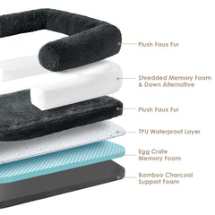 EHEYCIGA Non-slip bottom keeps the bed stable during naps