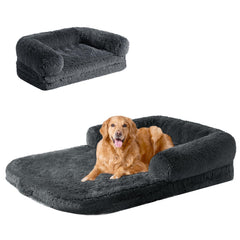 EHEYCIGA foldable-xxl-dog-bed-folded compact storage for busy homes.