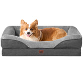 EHEYCIGA memory-foam-dog-bed offers firm support for medium dogs during rest