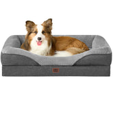 EHEYCIGA memory-foam-dog-bed foam-core supports joints for restful sleep.