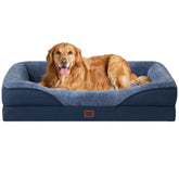 EHEYCIGA memory foam dog bed foam layer contours for comfort