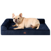 EHEYCIGA memory foam dog bed neck support for restful sleep