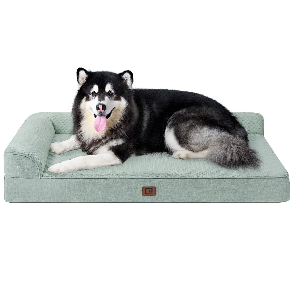 EHEYCIGA Memory Foam Dog Bed XXL close-up of foam layer for cushioned comfort.