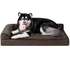 EHEYCIGA memory foam dog bed XXL outer view with ample space for jumbo dogs