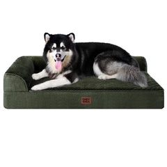 EHEYCIGA memory foam dog bed XXL shows plush surface for jumbo dogs.