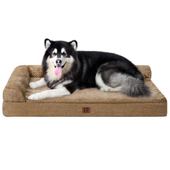 EHEYCIGA memory foam dog bed XXL shows plush top for jumbo dogs