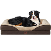 EHEYCIGA Memory Foam XXL Dog Bed front view highlights orthopedic support