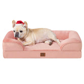 EHEYCIGA orthopedic dog bed front view memory foam for joint relief