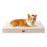 EHEYCIGA orthopedic dog bed large camel 35x23 offers roomy, supportive comfort for large dogs