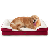 EHEYCIGA orthopedic dog bed with memory foam for large dogs providing targeted support.