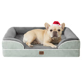 EHEYCIGA orthopedic dog bed memory foam close-up highlighting supportive surface.