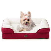 EHEYCIGA orthopedic dog bed memory foam close-up showing pressure-relief support