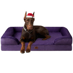 EHEYCIGA orthopedic dog bed memory foam extralarge provides joint comfort.