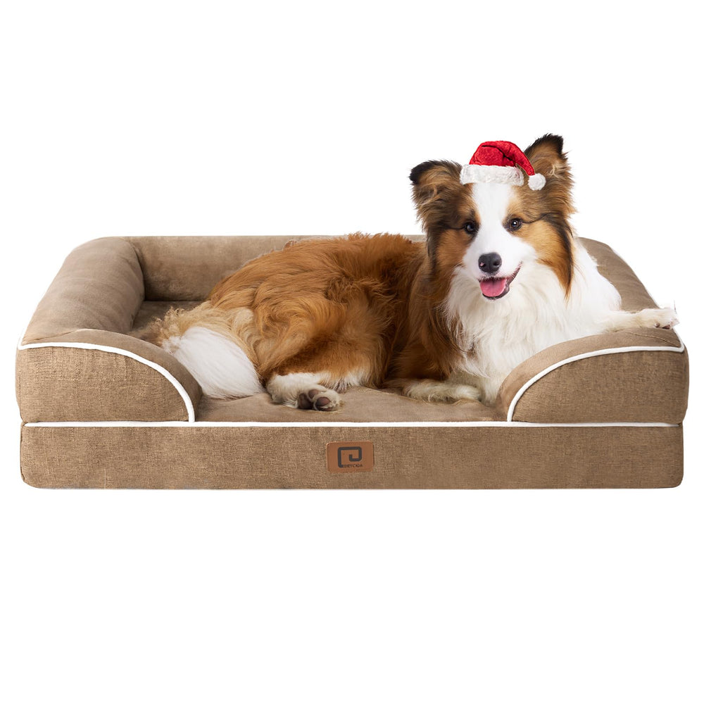 EHEYCIGA orthopedic dog bed memory-foam-large offers supportive comfort for large dogs