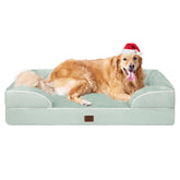 EHEYCIGA orthopedic dog bed memory-foam-xl base provides joint-friendly support.