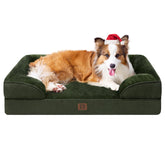EHEYCIGA orthopedic dog bed with memory foam surface offers joint-supporting comfort.