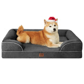 EHEYCIGA orthopedic dog bed memory foam provides even support for aging joints.