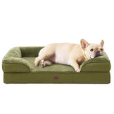 EHEYCIGA orthopedic dog bed with memory foam for supported joints during naps