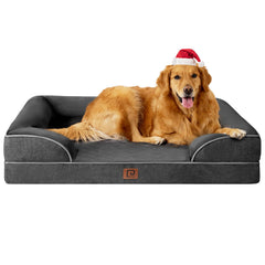 EHEYCIGA orthopedic dog bed with memory foam providing targeted joint support.