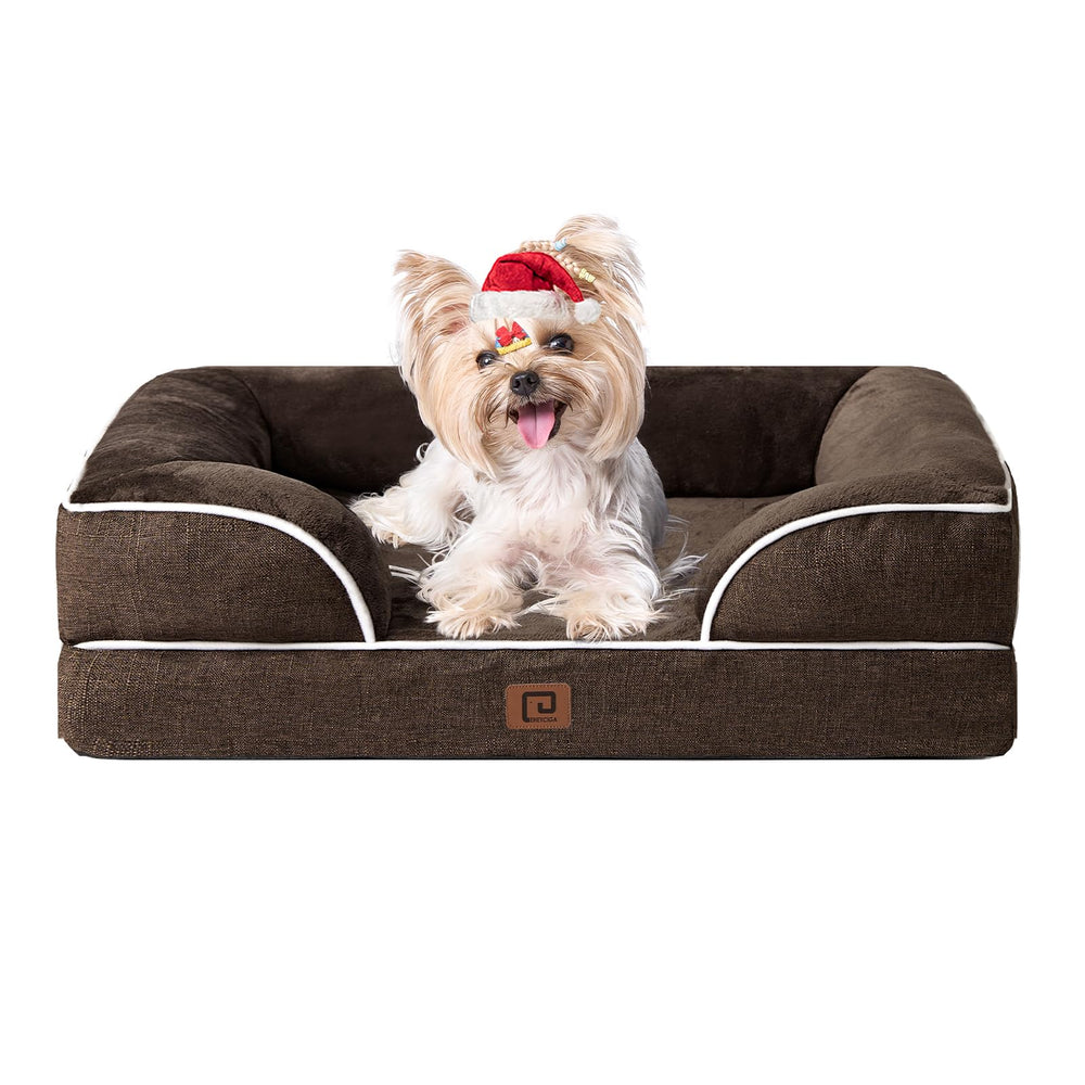EHEYCIGA orthopedic dog bed with memory foam for balanced support and comfort