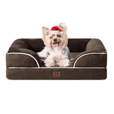 EHEYCIGA orthopedic dog bed with memory foam for balanced support and comfort