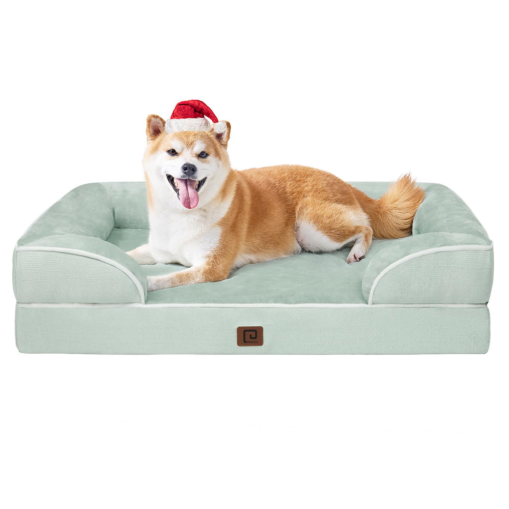 EHEYCIGA orthopedic bed with memory foam shows supportive comfort for joints