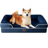 EHEYCIGA orthopedic dog bed memory-foam shows supportive comfort for large dogs.