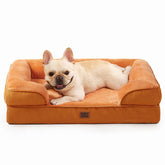 EHEYCIGA orthopedic dog bed memory foam provides steady joint support during naps.