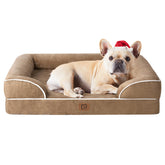 EHEYCIGA orthopedic dog bed with memory foam supports joints for medium dogs