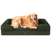 EHEYCIGA orthopedic dog bed XL memory foam close-up shows joint-supporting comfort