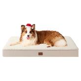 EHEYCIGA orthopedic XL dog bed camel cover offers plush comfort for extra large dogs