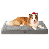 EHEYCIGA orthopedic XL bed cover close-up shows plush surface for cozy lounging
