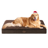 EHEYCIGA orthopedic XL dog bed foam closeup shows high-density support.