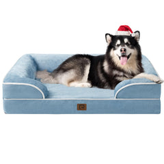 EHEYCIGA orthopedic XL dog bed front view shows ample space for extra-large dogs with supportive comfort