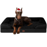EHEYCIGA orthopedic XL dog bed memory foam close-up for joint-supporting comfort.