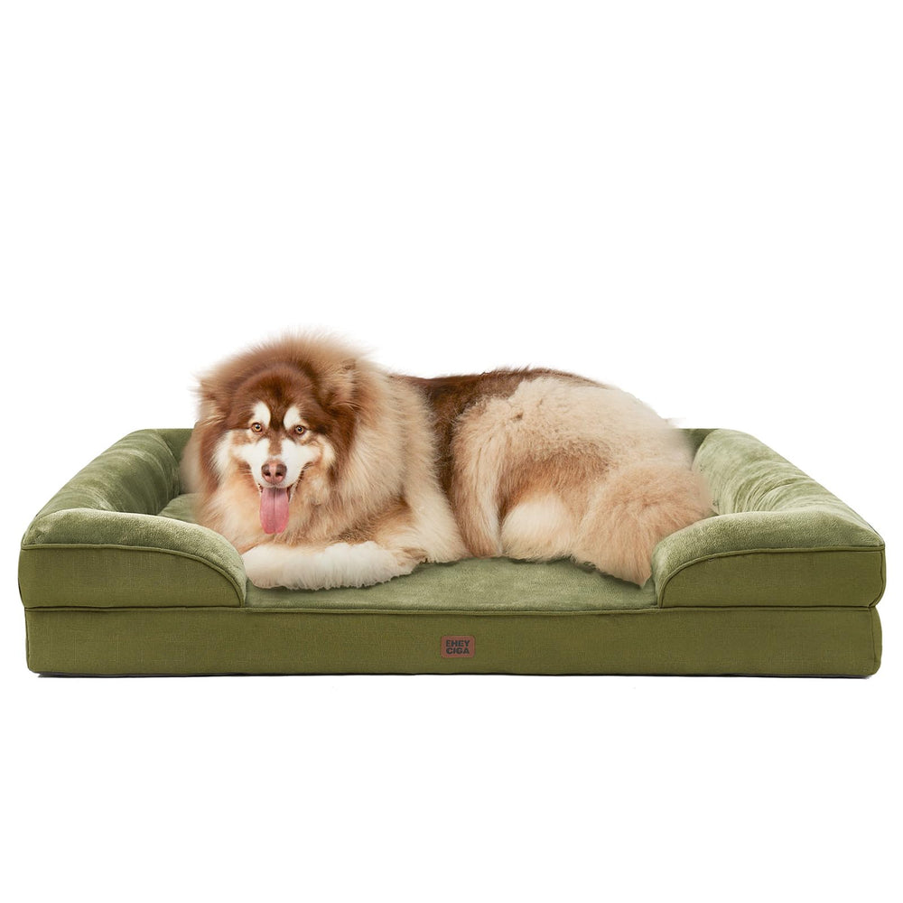 EHEYCIGA orthopedic XL bed with memory foam for large dogs and pressure relief