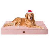EHEYCIGA orthopedic XL dog bed pink 44x32 offers supportive rest for extra-large dogs
