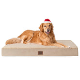 EHEYCIGA orthopedic XL dog bed plush sherpa top for cozy lounging