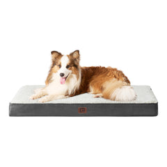EHEYCIGA Orthopedic XL Dog Bed with plush sherpa top for cozy naps