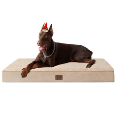 EHEYCIGA orthopedic XXL bed with dense foam for joint support