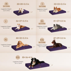 EHEYCIGA removable cover on dog bed highlighting easy cleaning and care